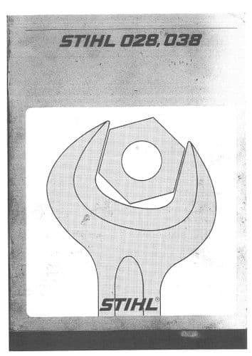 Stihl Chainsaw 028 038 Workshop Service Manual