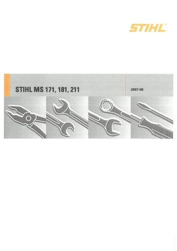 Stihl Chainsaw 171 181 211 Workshop Service Manual