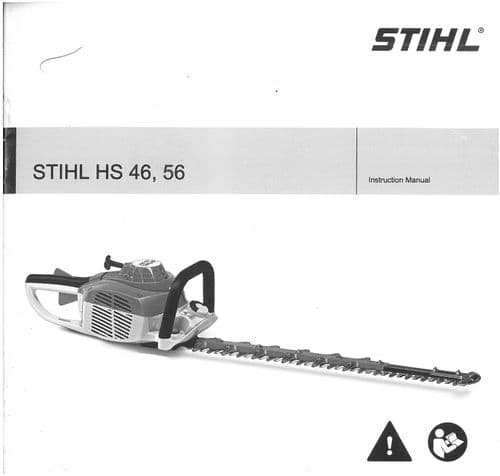 Stihl Chainsaw HS46 & HS56 Operators Manual