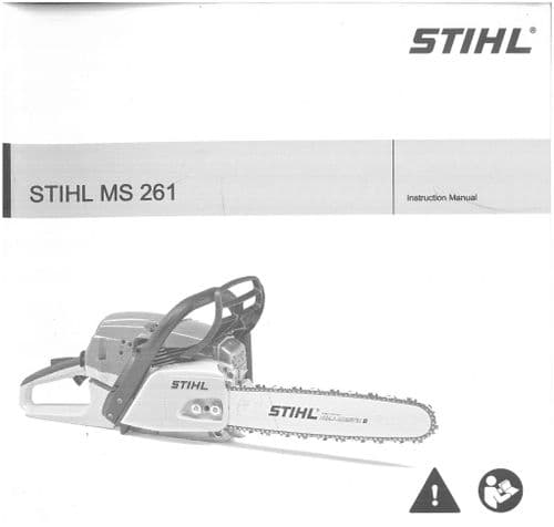 Stihl Chainsaw MS261 Operators Manual - ORIGINAL