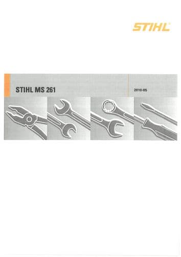 Stihl Chainsaw MS261 Workshop Service Manual
