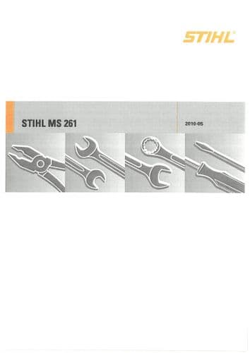 Stihl Chainsaw MS261 Workshop Service Manual