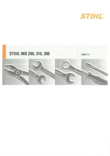 Stihl Chainsaw MS290 MS310 MS390 Workshop Service Manual