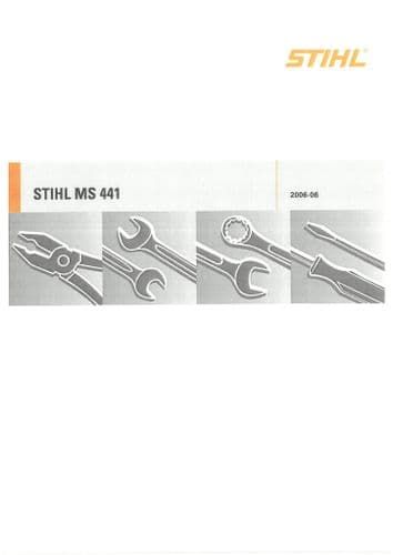 Stihl Chainsaw MS441 Workshop Service Manual