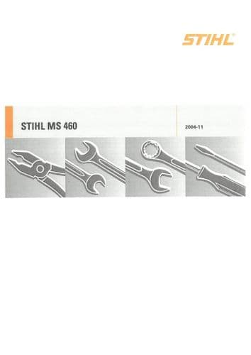 Stihl Chainsaw MS460 Workshop Service Manual