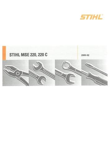 Stihl Chainsaw MSE220C MSE220 Workshop Service Manual