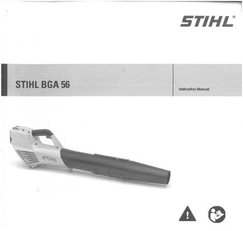Stihl Cordless Leaf Blower BGA56 Operators Manual