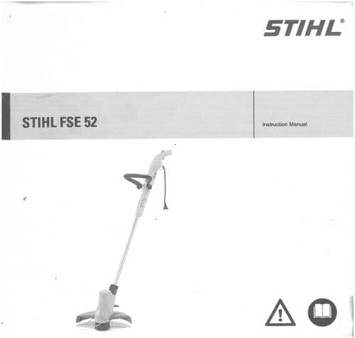 Stihl Grass Strimmer FSE52 Operators Manual