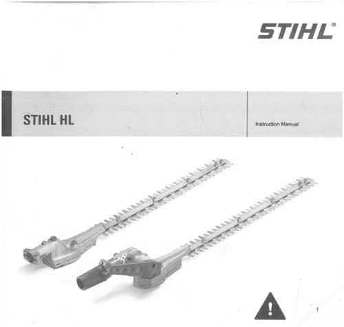STIHL Hedge Trimmer Attachment HL Operators Manual - ORIGINAL