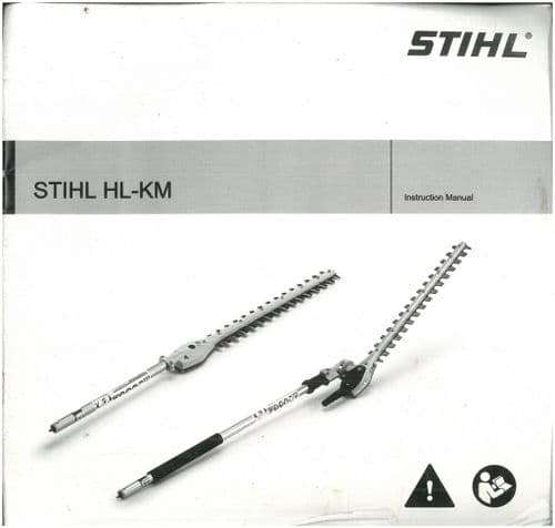 STIHL KombiTool Long-Reach Hedge Trimmer Attachment HL-KM Operators Manual
