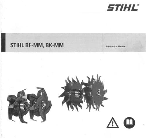 Stihl Multi Tool Pick Tine Attachement BF-MM & BK-MM Operators Manual - ORIGINAL
