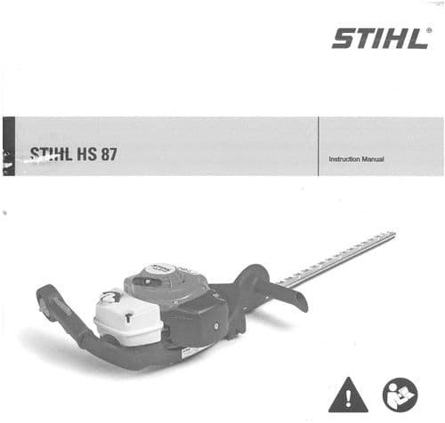 STIHL Petrol Hedge Trimmer HS87 Operators Manual