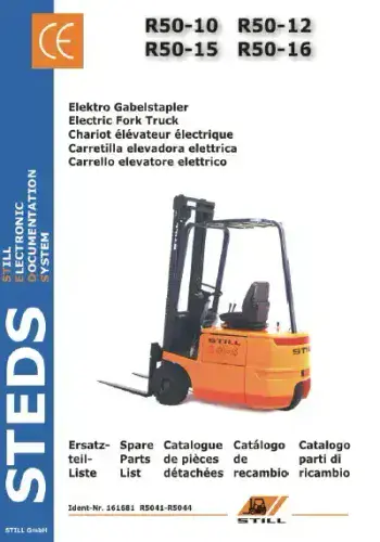 Still Forklift R50-10 R50-12 R50-15 R50-16 Parts Manual