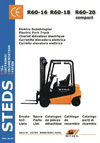 Still Forklift R60-16 R60-18 R60-20 Compact Parts Manual