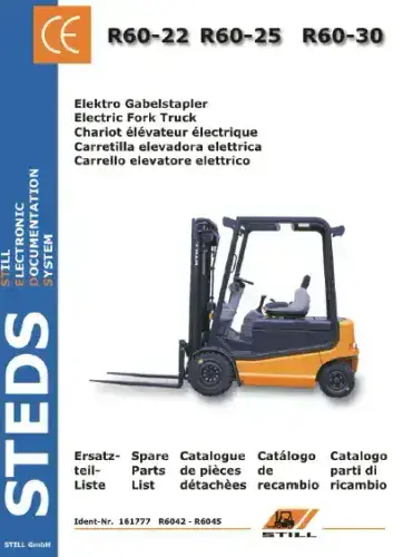 Still Forklift R60-22 R60-25 R60-30 Parts Manual