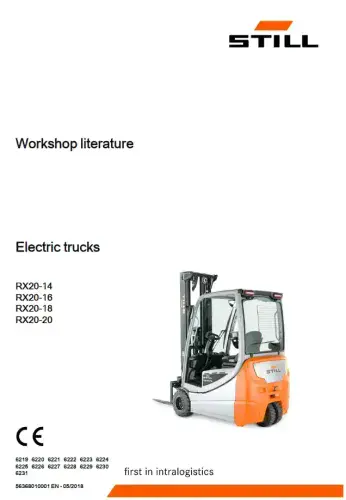 Still Forklift RX20-14 RX20-16 RX20-18 RX20-20 Workshop Manual