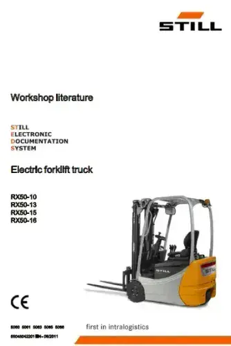 Still Forklift RX50-10 RX50-13 RX50-15 RX50-16 Workshop Manual
