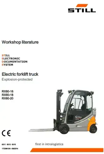 Still Forklift RX60-16 RX60-18 RX60-20 Workshop Manual