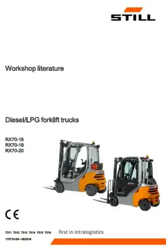 Still Forklift RX70-16 RX70-18 RX70-18 Workshop Manual