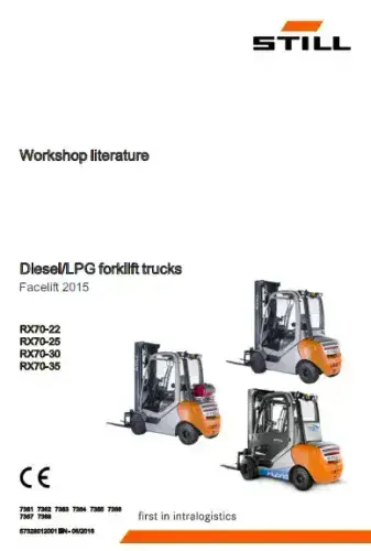 Still Forklift RX70-22 RX70-25 RX70-30 RX70-35 Workshop Manual