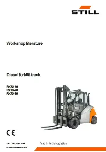 Still Forklift RX70-60 RX70-70 RX70-80 Workshop Manual