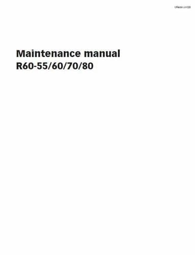 Still Forklift Truck R60-55/ 60/ 70/ 80 Operators Manual