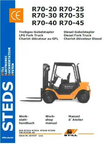 Still Forklift Truck R70-20 R70-25 R70-30 R70-35 R70-40 R70-45 Workshop Service Manual