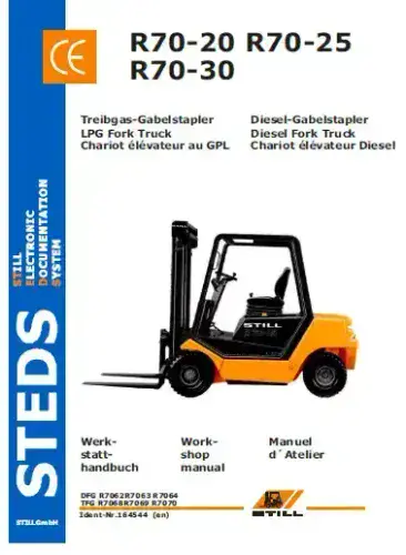 Still Forklift Truck R70-20 R70-25 R70-30  Workshop Service Manual