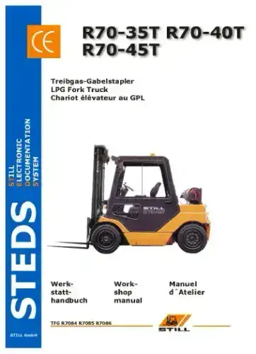 Still Forklift Truck R70-35T R70-40T R70-45T Workshop Service Manual