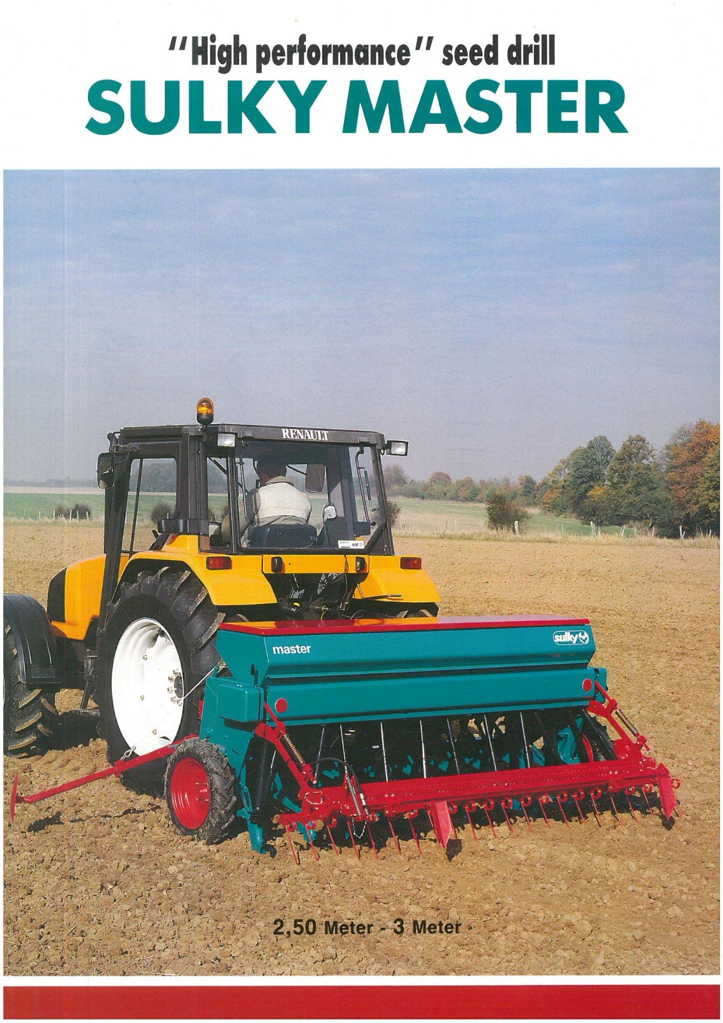 Sulky Master High Performance Seed Drill Brochure