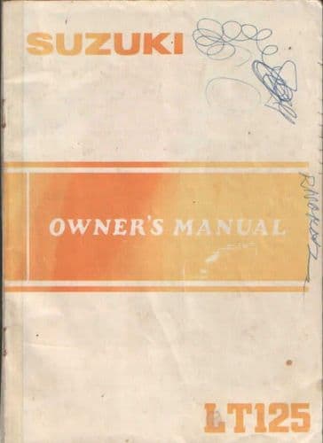 Suzuki ATV LT125 Quad Bike Operators Manual
