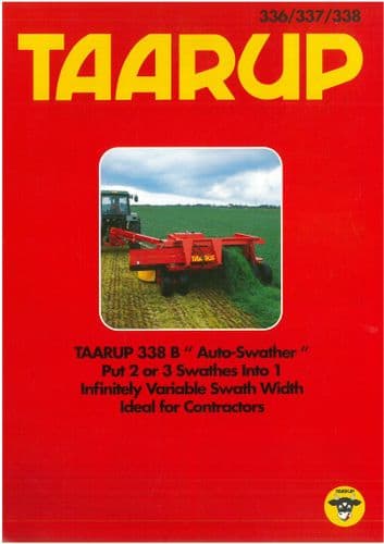 TAARUP Auto Swather 338B - 336/337/338 Brochure
