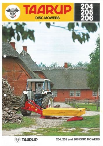 Taarup Disc Mower 204, 205, 206 Brochure