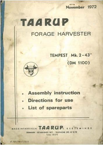 Taarup Forage Harvester Tempest Mk2 43