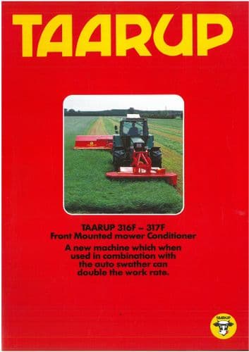 TAARUP Mounted Mower 316 F 317 F Brochure - 316F 317F