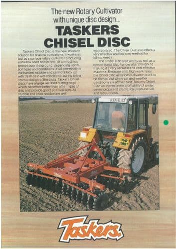 Taskers Chisel Disc Brochure