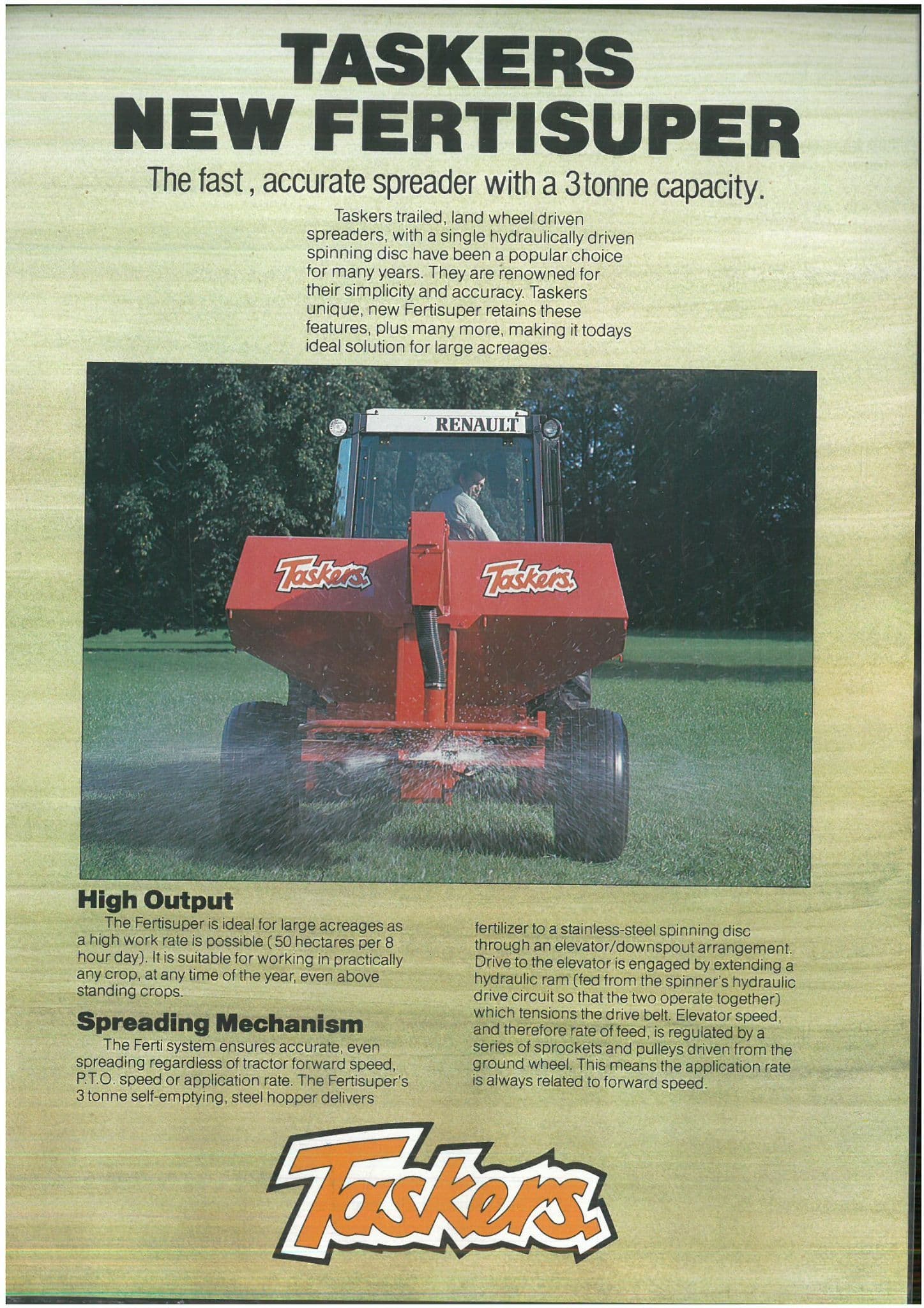 Taskers New Fertisuper - 3 tonne capacity Brochure