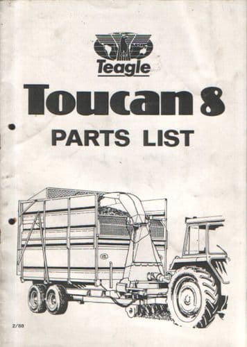 Teagle Forage Harvester Toucan 8 Parts Manual