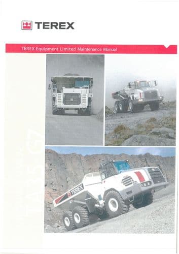 Terex Articulated Dumptruck TA35 G7 Workshop Manual