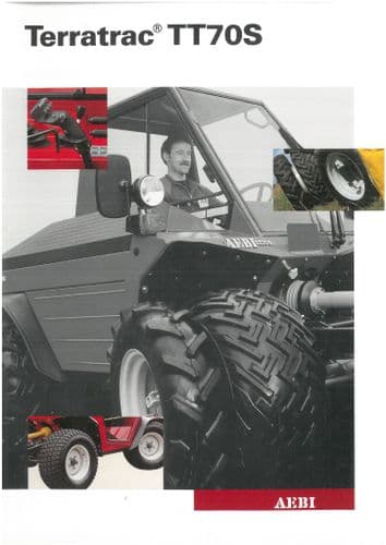 Terratrac AEBI Tractor TT70S Brochure