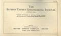 The British Timken Engineering Journal - January 1924