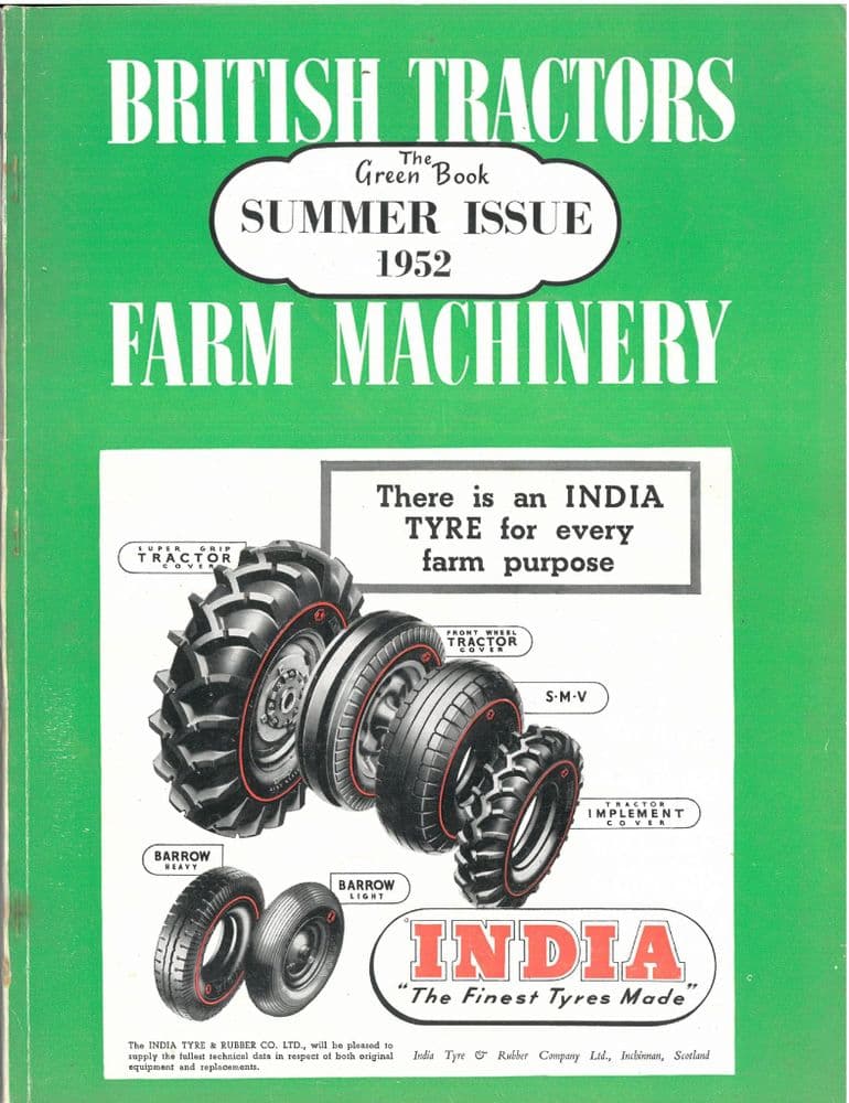 The Green Book - 1952 Summer Issue - The Authority on Farm Machinery