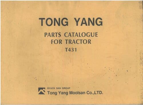 Tong Yang Moolsan - TYM Tractor T431 Parts Manual