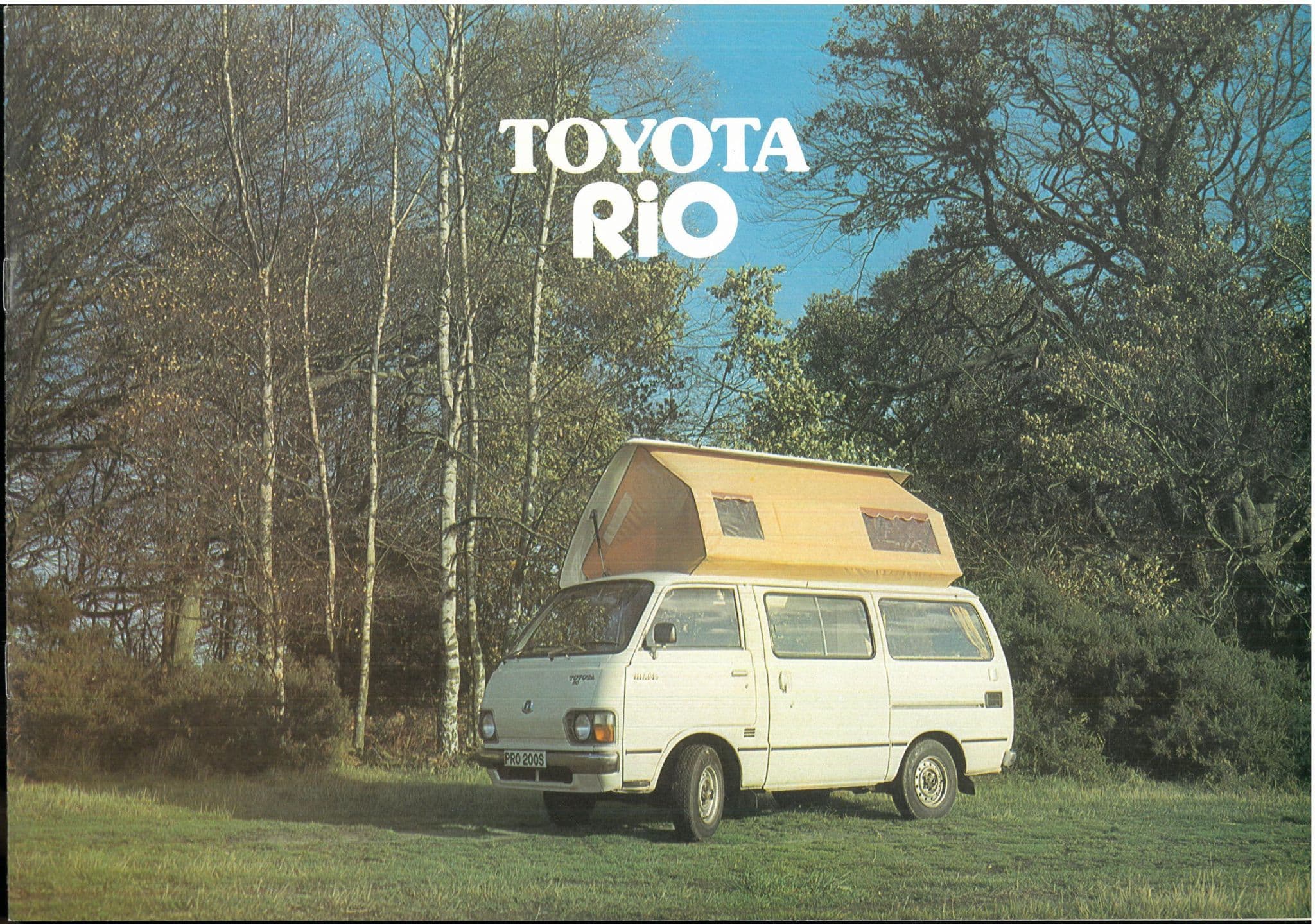 Toyota Rio Camper Brochure