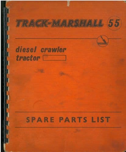 Track Marshall Diesel Crawler Tractor 55 - TM55 Parts Manual