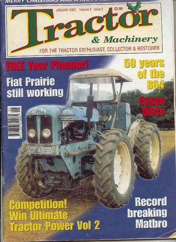 Tractor and Machinery - January 2003