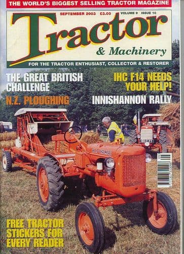 Tractor and Machinery - September 2003