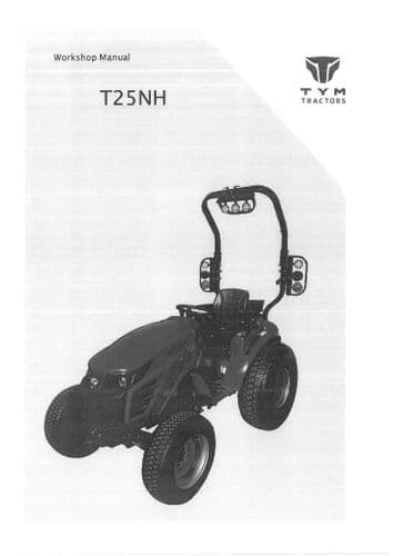 TYM Tractor T25NH Workshop Service Manual