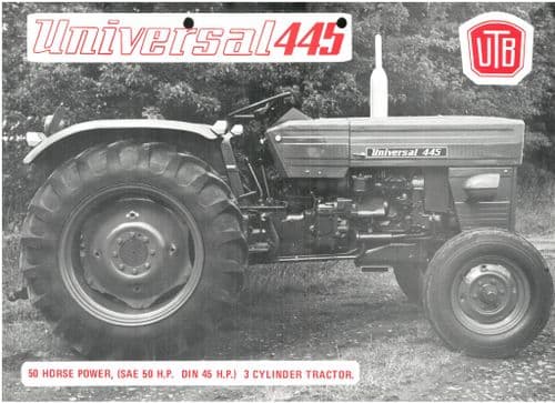 Universal UTB Tractor 445 Brochure - RJH20