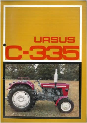 Ursus Tractor C-335 Brochure - C335 -